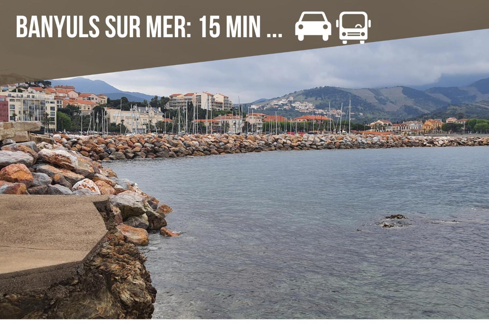 Apartmán L'Escapade, Port A 200M, Climatisation Et Balcon Port Vendres Exteriér fotografie